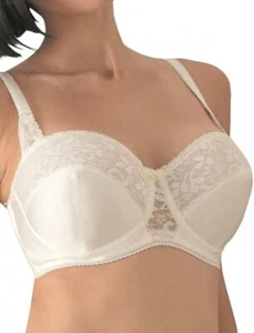 Carnival Women's Full Coverage Strapless Underwire Bra Ivory Size 44B - Picture 1 of 2