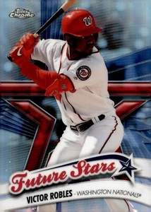 2020 Topps Chrome - Future Stars #FS-7 Victor Robles - Picture 1 of 2