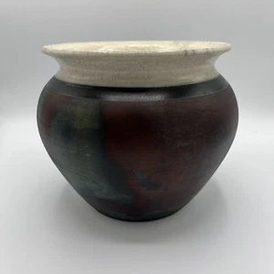 Mike Brennan Vintage Crackle Raku Ceramics Signed Art Pottery California 2000 - Picture 1 of 8