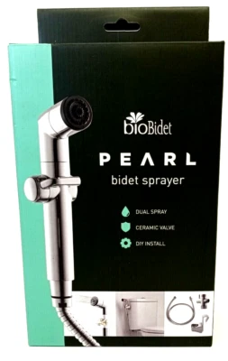 Bio Bidet Pearl биде распылитель двойной спрей керамический клапан сделай сам установка новый запечатанный - Изображение 1 из 4