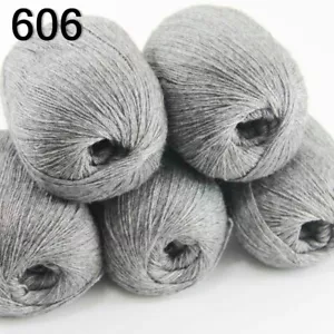 New Sale Soft 5 Skeins x50g Pure Cashmere Blankets Hand DIY Knit Wool Yarn 06 - Picture 1 of 12