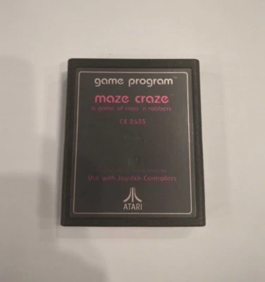 Maze Craze [Text Label] CX2635 (Atari 2600, 1980)| 2600+ 7800+ Retron 77 - Image 1 of 2