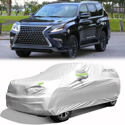 Cubierta completa para automóvil de 6 capas UV nieve lluvia a prueba de polvo impermeable para Lexus GX460 RX350 Foto 1 de 4