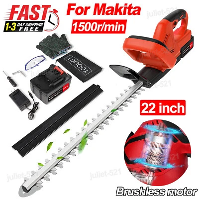 21V 22Inch Cordless Hedge Trimmer,Electric Shrub Bush Trimmer With 3.0Ah Battery - Image 1 of 4