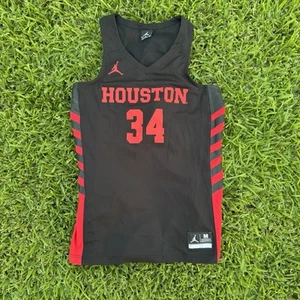 Original Houston Cougars Jordan Basketball Trikot Größe Medium #34 - Bild 1 von 5