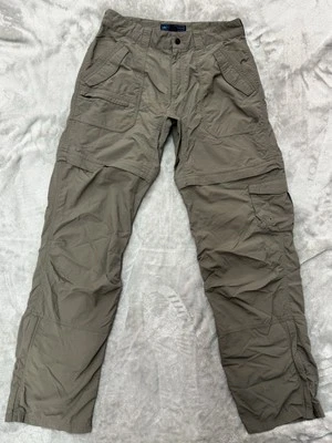 Eastern Mountain Sports Pants Womens 6 Green Convertible Ankle Zip Cargo Hiking - Image 1 of 4