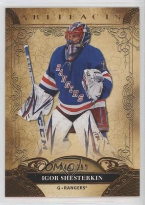 2020-21 Upper Deck Artifacts Copper /299 Igor Shesterkin #98 - Image 1 of 2
