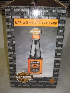 Harley Davidson Bidone Olio 20” Barra Scudo Rara Scatola Vintage Motociclista Lampada Lava - Foto 1 di 3