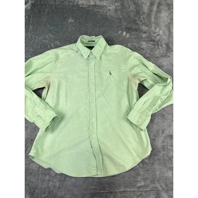 Ralph Lauren Hombre Verde Como Nuevo Grande Manga Larga Abotonada Buen Estado  Foto 1 de 4