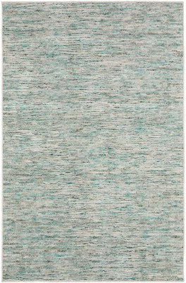 2x3 Dalyn Blue Shaded Washed Faded Lines Solid Door Mat AC1 - Aprx 2' x 3' - Image 1 of 2