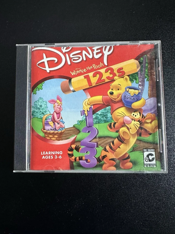 Disney Winnie the Pooh 1 2 3s for Ages 3-6 Windows PC Mac CD-ROM - Image 1 of 4