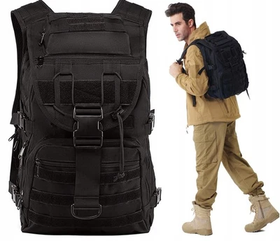 40L Taktischer Rucksack Herren Militär Wander Trekking Schultasche Molle Daypack - Bild 1 von 4