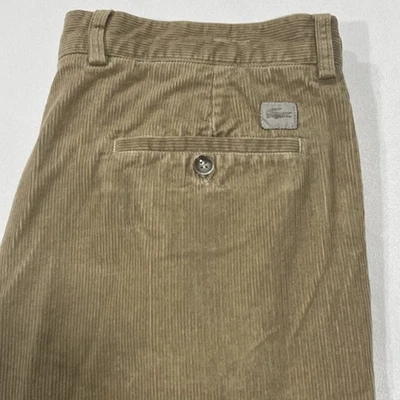 Pantalones de pierna recta marrón claro caqui pana Lacoste para hombre talla 34X29 Foto 1 de 4