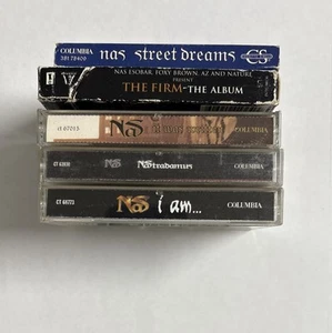 Nas Hip Hop Cassette Lot The Firm Street Dreams It Was Written I Am Nastradamus - Picture 1 of 7