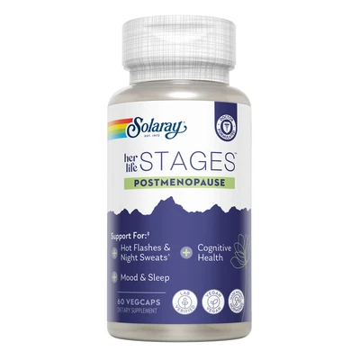 Solaray Postmenopause her life STAGES - Post Menopause Supplements for Women - Image 1 of 4
