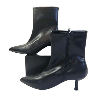 Новый день женщин Lonnie котенок каблук Boitie Sz 9 черный эластичной ботильоны новый без коробки - Изображение 1 из 4