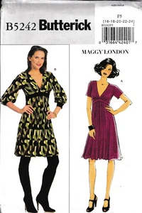 Maggy London Pullover Dress With Midriff Detail Plus Size 16-24 Sewing Pattern - Picture 1 of 4