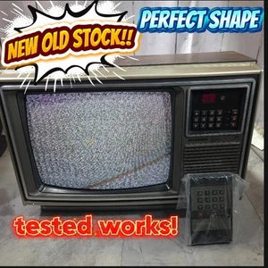 VTG WOOD GRAIN CRT GAMING TV. Sylvania CAA118WR 80s New! Nintendo Atari *read - Picture 1 of 22
