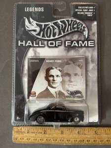 HOT WHEELS 2002 HALL OF FAME GREEN HENRY FORD 1940 COUPE  DIECAST CAR NOS - Picture 1 of 7
