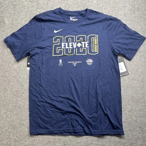 Nike Denver Nuggets NBA 2020 elevate shirt navy blue size XL men’s - Picture 1 of 10
