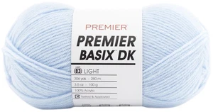 3 Pack - Premier Yarns Basix DK Yarn-Powder Blue - 1142-23 - Bild 1 von 1