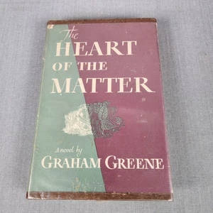 The Heart Of The Matter Graham Greene 1948 2nd Print Book Of The Month HC DJ - Bild 1 von 13