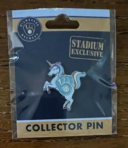 Milwaukee Brewers Enamel unicorn Pin Brand New Stadium Exclusive pony - Picture 1 of 1