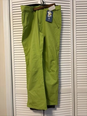 White Sierra Snow Pants Lime Green - Image 1 of 4