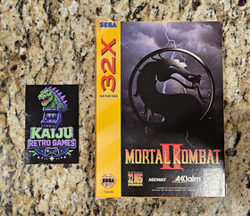Mortal Kombat II Sega 32X/Genesis NTSC-U/C 1994 M Fighting Acclaim