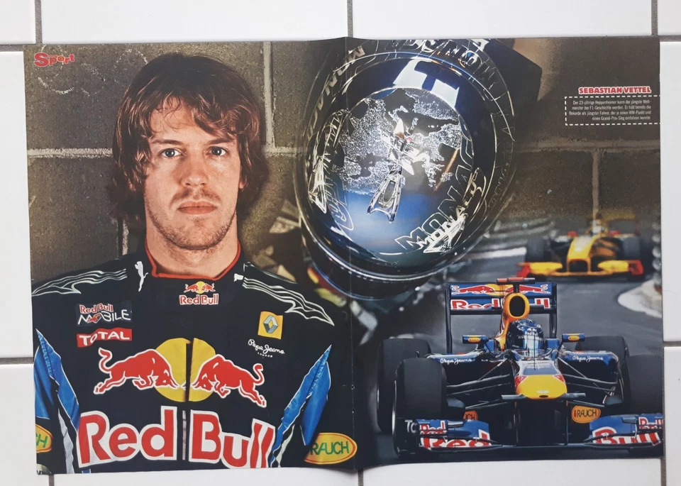 Bravo Sport POSTER Sebastian Vettel Ferrari F1 Formel 1 Racing Red Bull Mercedes - Bild 1 von 1