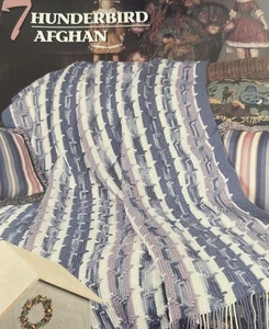 CROCHET Annie’s Afghan Quilt Club ~ “Thunderbird Afghan” ~ PATTERN ~ - Picture 1 of 3