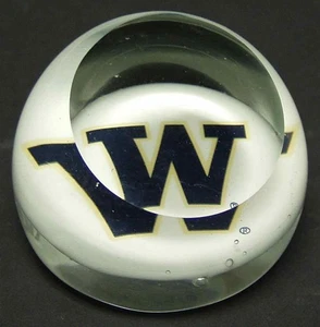 Dynasty Gallery Glass Paperweight University Of Washington - Boxed 4424355 - Picture 1 of 1