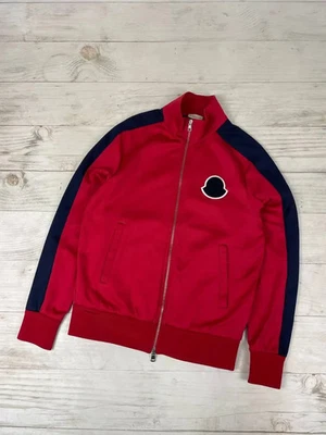 Vintage Moncler Zip Up Maglia Cardigan Luxury Light Jacket Men Size L Red - Image 1 of 4
