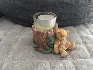 Cherished Teddies Teelichthalter 353973 Friends Are Forever 1998 - Bild 1 von 2