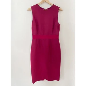 Giambattista Valli {IT 42} Seiden Etuikleid Rosa Fuchsia - Bild 1 von 13