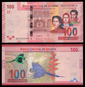 Bolivia - 100 Bolivianos ND Pick 251 SC = UNC - Imagen 1 de 6