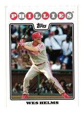 2008 Topps #67 Wes Helms Philadelphia Phillies
