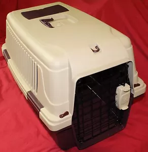 Dog Cat Portable Tote Crate Pet Carrier Kennel Travel Carry maroon 63x40x41cm - Picture 1 of 11