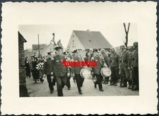 H2/2 WW2 ORIGINAL PHOTO OF GERMAN WEHRMACHT VETERANS BANDSMEN