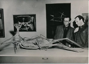 LONDRES 1953 - Sculpture M. Reg Butler Galerie d'Art de Whitechapel - PRB 390 - Bild 1 von 2