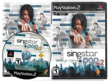 SINGSTAR POP VOL 2 PlayStation 2 PS2 disc, case  and manual