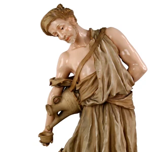 Austrian Turn Wine Server Figurine Ernst Wahliss h44cm Circa 1890 - Picture 1 of 14