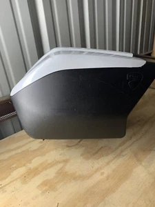 2010-2014 Ducati Multistrada 1200 Pearl White OEM LEFT SADDLE STORAGE BAG - Picture 1 of 11
