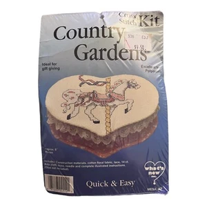 Cross Stitch Kit Country Gardens Potpourri Keepsakes Horse - Sealed and Unworked - Bild 1 von 15