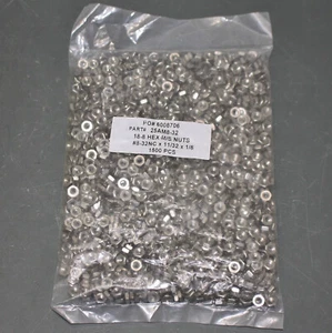 (1500) Stainless Steel Hex Nuts 25AM8-32, #8-32, SS 304 / 18-8 for Machine Screw - Picture 1 of 6