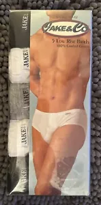 Vintage JAKE & CO UNDERWEAR 100% Combed Cotton Low Rise Briefs XL 40-42 - Picture 1 of 15