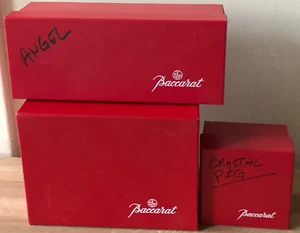 Lovel Set of 3 Baccarat Items Mint in Box - Picture 1 of 17