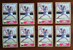 1987 Topps #425 TOM SEAVER HOF Lot of (8) - * LOT #2 - Bild 1 von 2