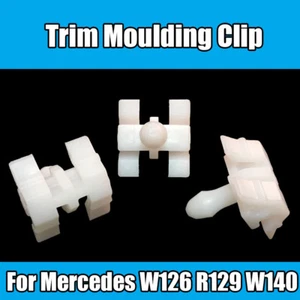 1x Clip Per Mercedes Assetto Clip Stampaggio Morsetto W126 R129 W140 Corpo A005989778 - Foto 1 di 1