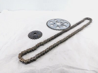 Set Harley Davidson Sportster 883 1000 1100 & 1200 Chain Drive Gear Sprockets - Imagem 1 de 4